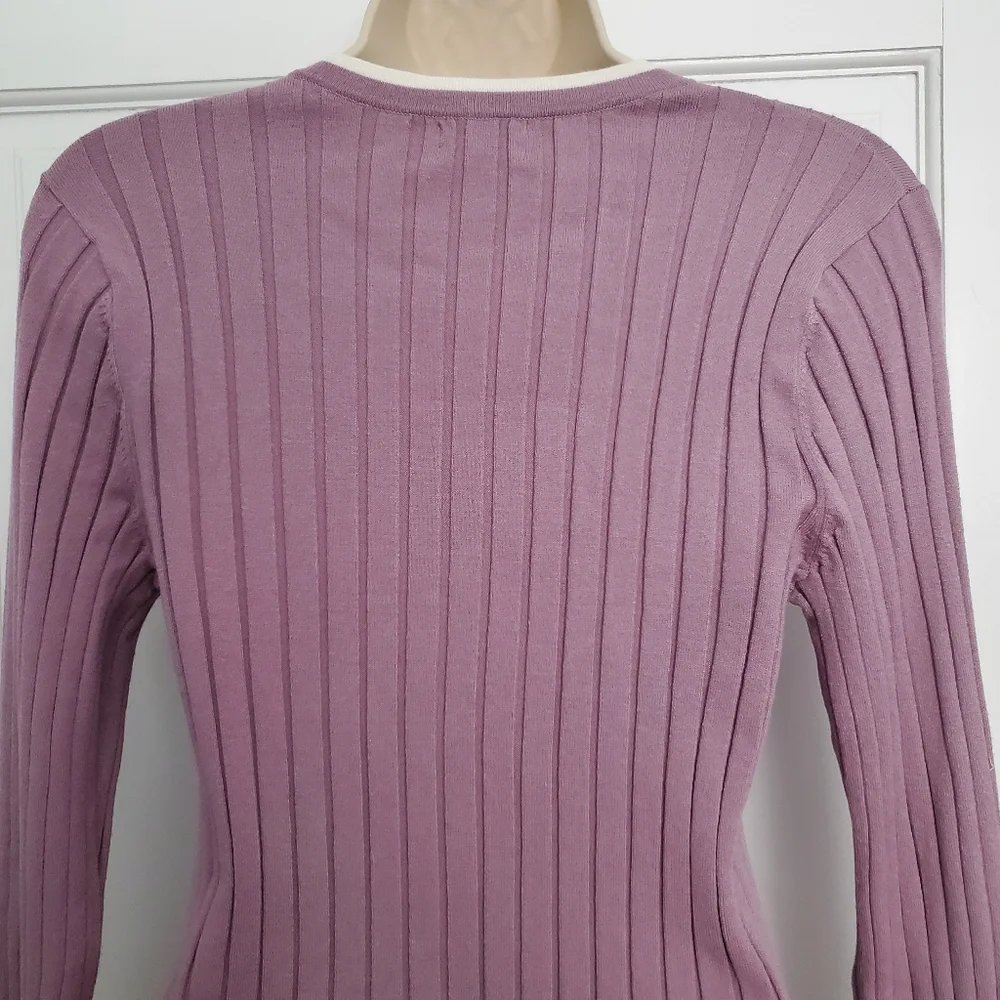 Nordstrom Rack V-Neck Ribbed Cardigan - Picture 5 of 8